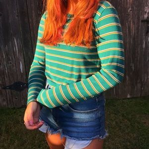Green long sleeve shirt
